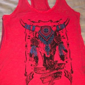 🔥3/$25 Rock and republic racer back bull top